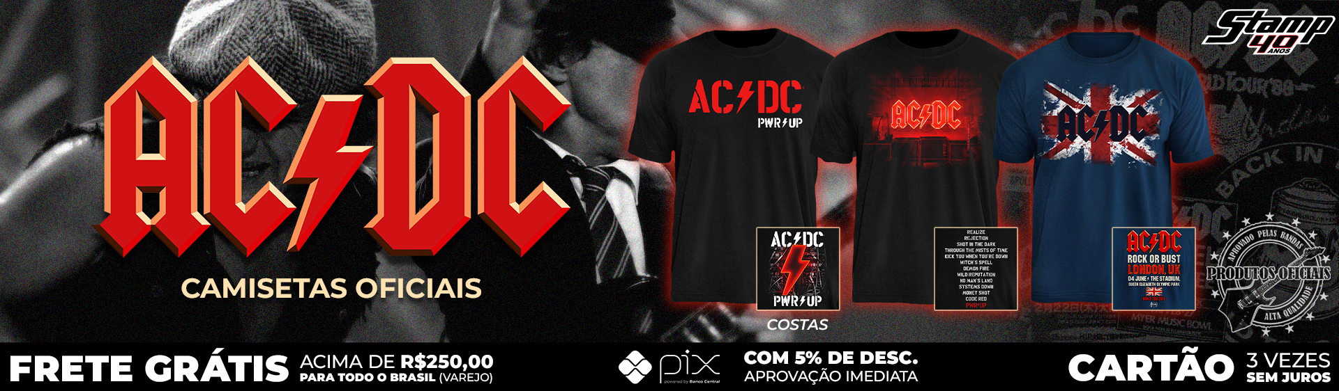 LANÇAMENTO AC/DC