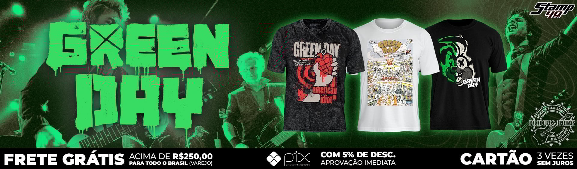 LANÇAMENTO GREEN DAY