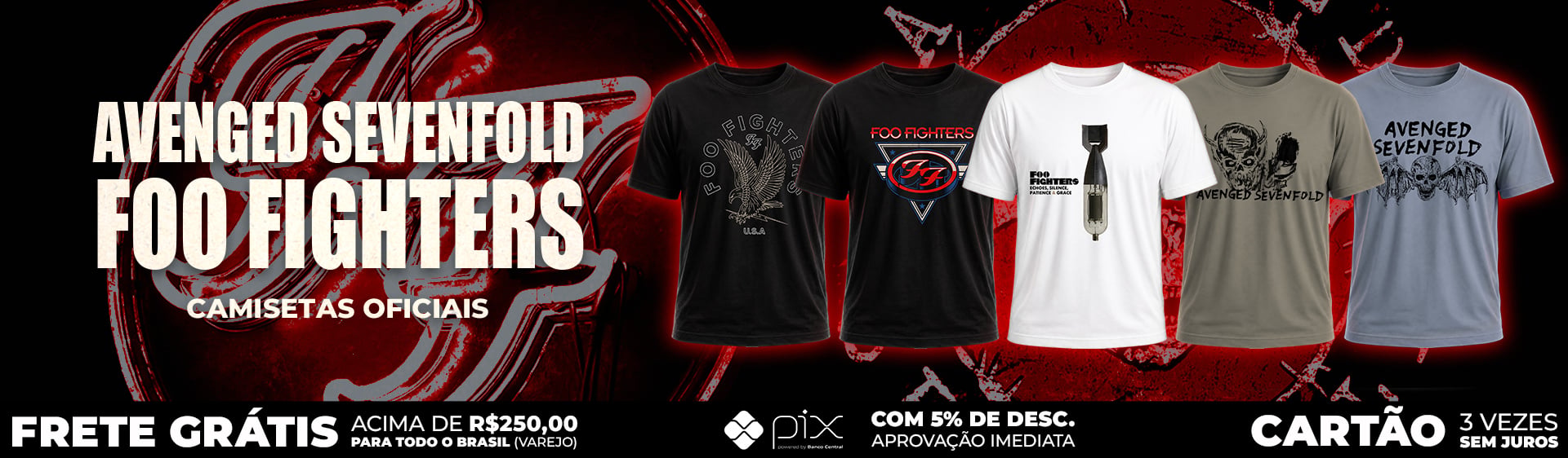 LANÇAMENTO Avenged e Foo Fighters