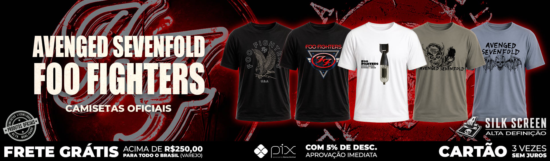 LANÇAMENTO Avenged e Foo Fighters