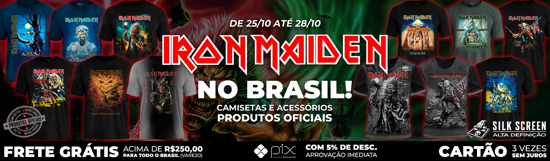 COLEÇÃO IRON MAIDEN