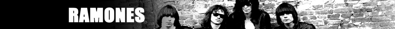 RAMONES HALF BANNER