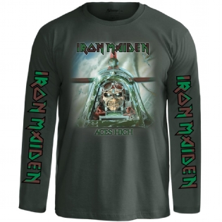 Camiseta Manga Longa Iron Maiden Aces High