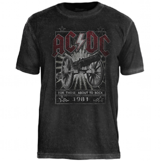 Camiseta Especial AC/DC For Those About to Rock