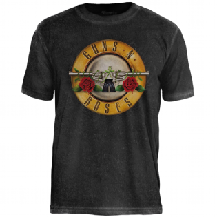 Camiseta Especial Guns N' Roses Bullet Logo