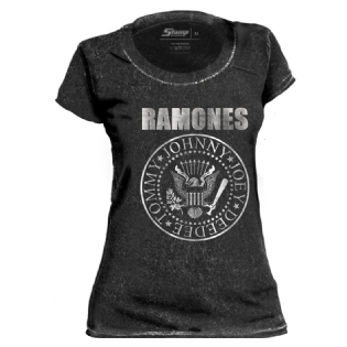 Camiseta Feminina Especial Ramones Hey Ho, Let's Go