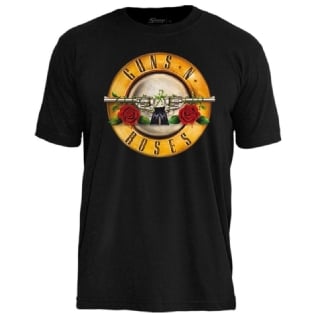 Camiseta Guns N' Roses Bullet Logo