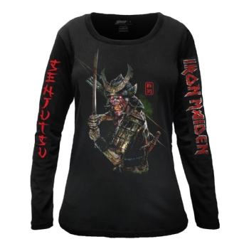 Camiseta Feminina Manga Longa Iron Maiden Senjutsu Album