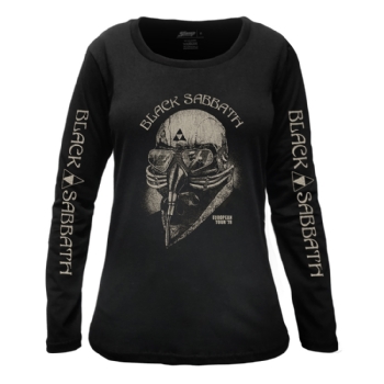 Camiseta Feminina Manga Longa Black Sabbath European Tour 78