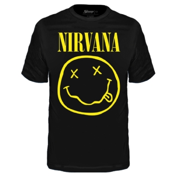 Camiseta Infantil Nirvana Smiley