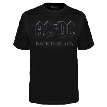 Camiseta Infantil AC/DC Back in Black
