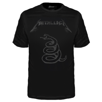 Camiseta Infantil Metallica Black Album