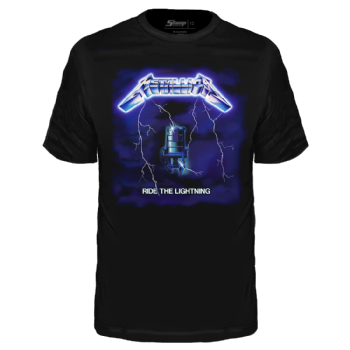 Camiseta Infantil Metallica Ride the Lightning
