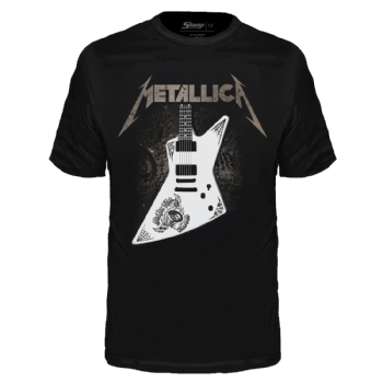 Camiseta Infantil Metallica Hetfield Guitar