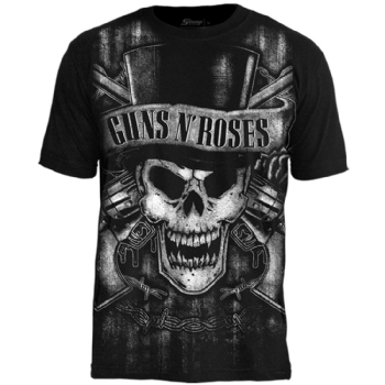 Camiseta Premium Guns N' Roses Top Hat