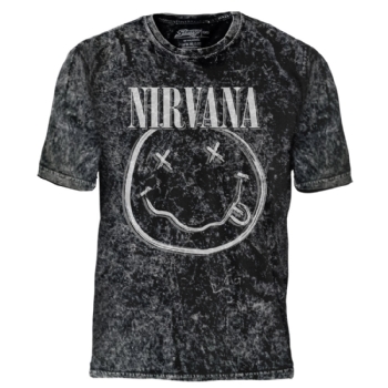 Camiseta Tie Dye Nirvana Smiley