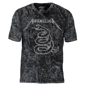 Camiseta Tie Dye Metallica Black Album