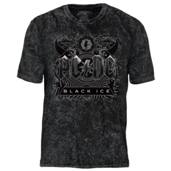 Camiseta Tie Dye AC/DC Black Ice