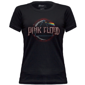 Baby Look Pink Floyd Dark Side Vintage