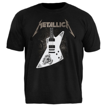 Camiseta Plus Size Metallica Hetfield Guitar