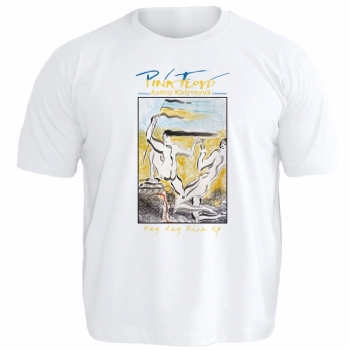Camiseta Plus Size Pink Floyd Rise Up Defenders