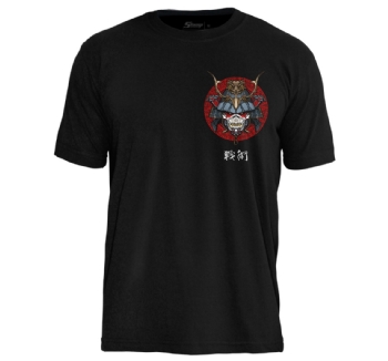 Camiseta PC Iron Maiden Senjutsu Samurai Eddie Life Snake