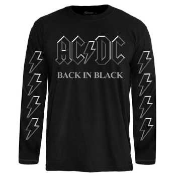 Camiseta Manga Longa AC/DC Back In Black