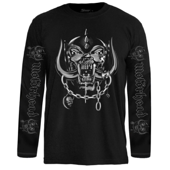 Camiseta Manga Longa Motorhead Logo Snaggletooth