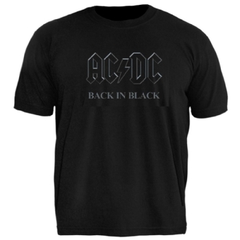 Camiseta Plus Size AC/DC Back In Black