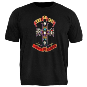 Camiseta Plus Size Guns N' Roses Appetite For Destruction