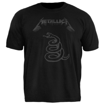 Camiseta Plus Size Metallica Black Album