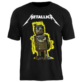 Camiseta Metallica M72 Robot Glow