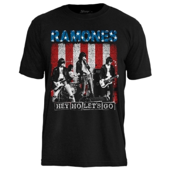 Camiseta Ramones Hey Ho Let's Go