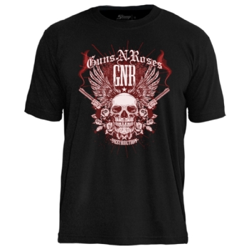 Camiseta Guns N' Roses Destruction Skull