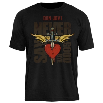 Camiseta Bon Jovi Never Say Goodbye