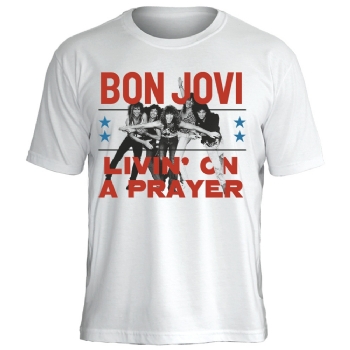 Camiseta Bon Jovi Livin' on a Prayer