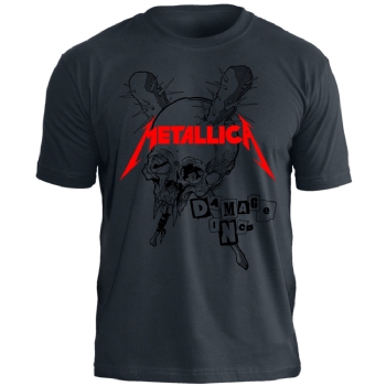 Camiseta Metallica Damage Inc Skull