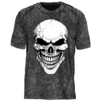 Camiseta Tie Dye Cracked Skull