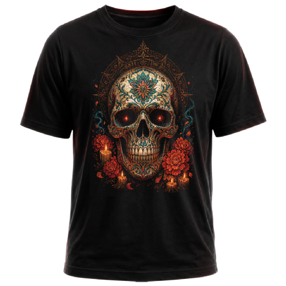 Camiseta Mexican Skull