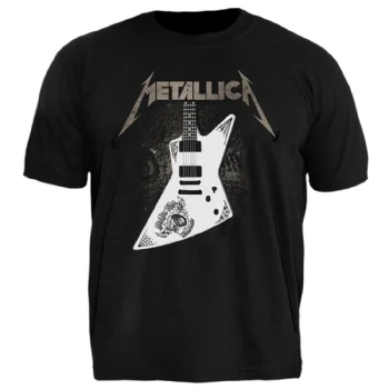 Camiseta Plus Size Metallica Hetfield Guitar