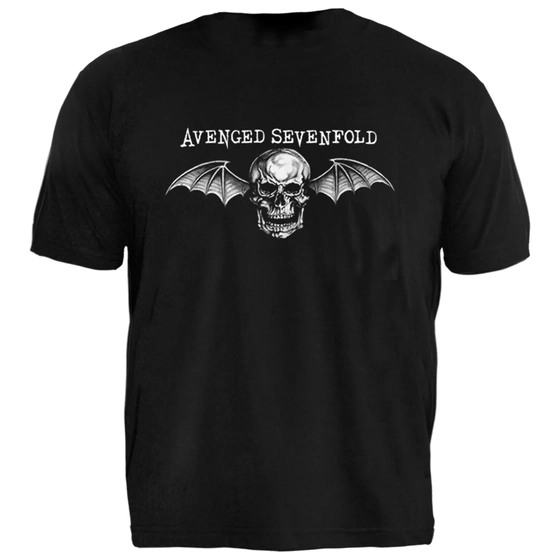 Camiseta Plus Size Avenged Sevenfold Logo