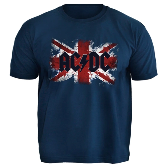 Camiseta Plus Size AC/DC Rock Or Bust World Tour