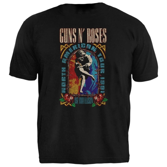 Camiseta Plus Size Guns N' Roses Use Your Illusion