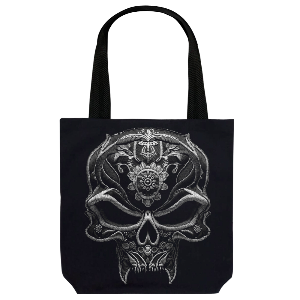 Ecobag Embroidery Skull