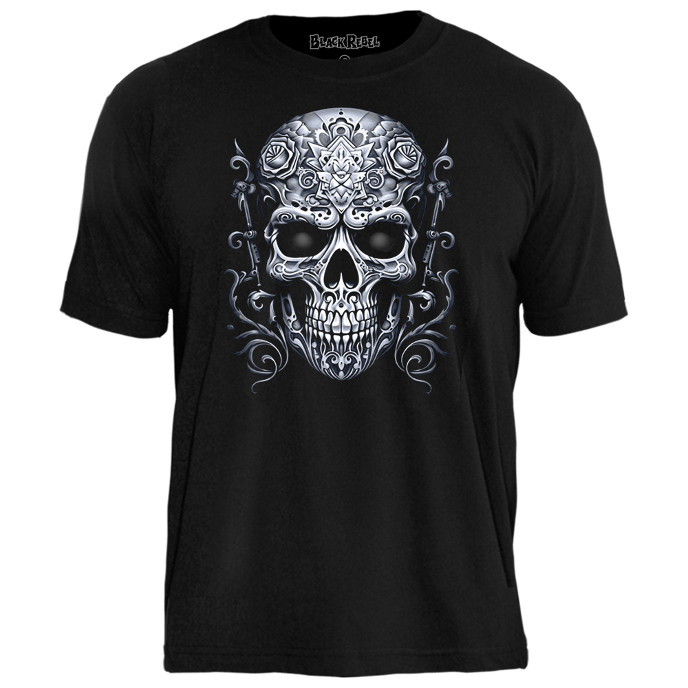 Camiseta Tattoo Mexican Skull