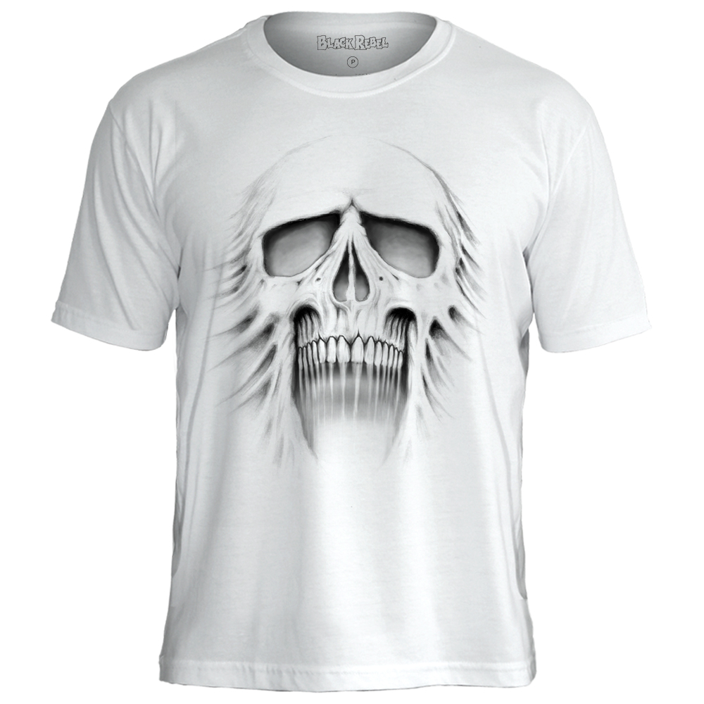 Camiseta White Skull