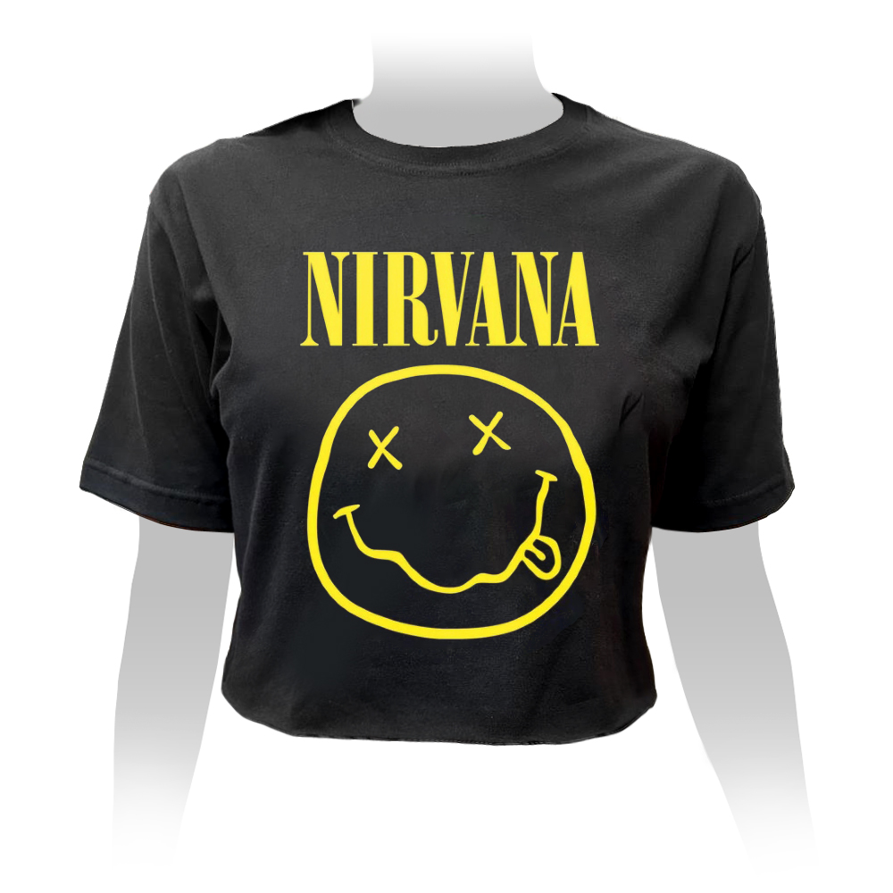 Cropped Nirvana Smiley
