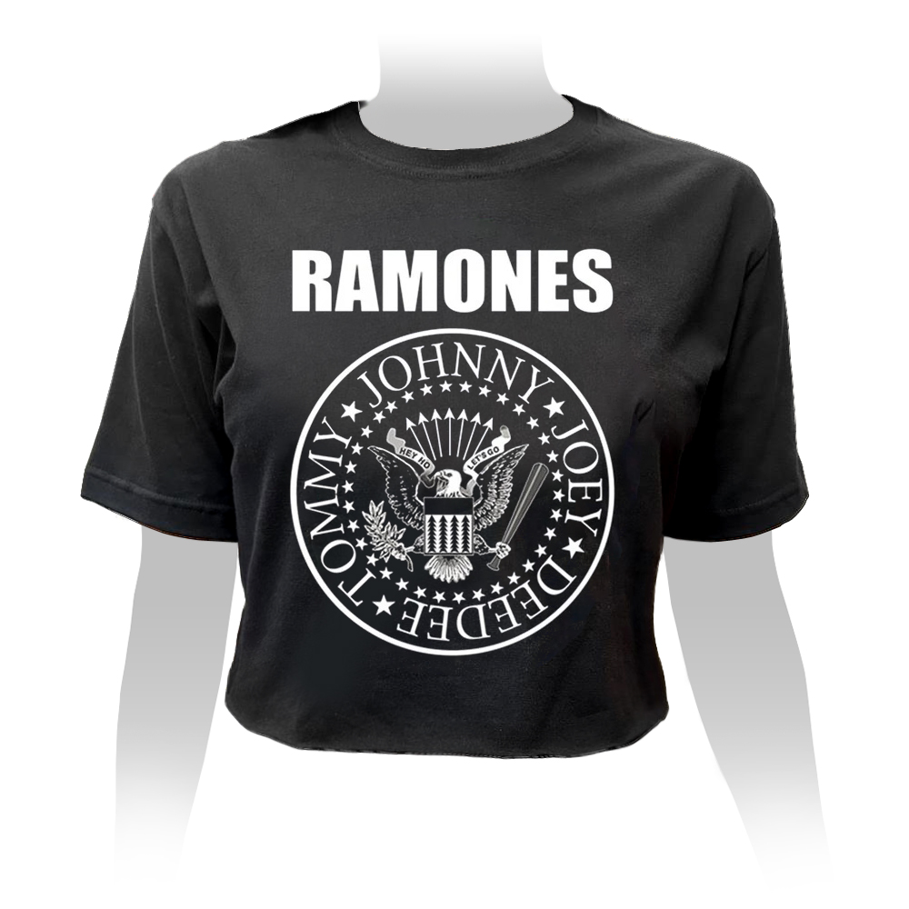 Cropped Ramones Hey Ho, Lets Go