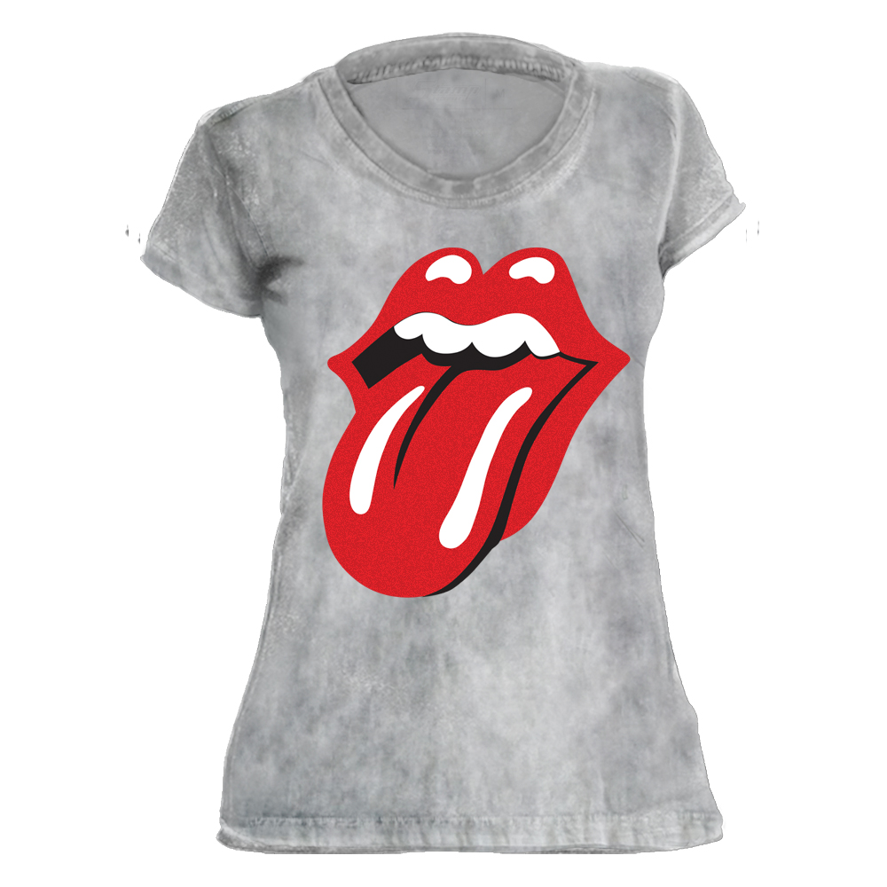 Camiseta Feminina Tie Dye The Rolling Stones Tongue Classic