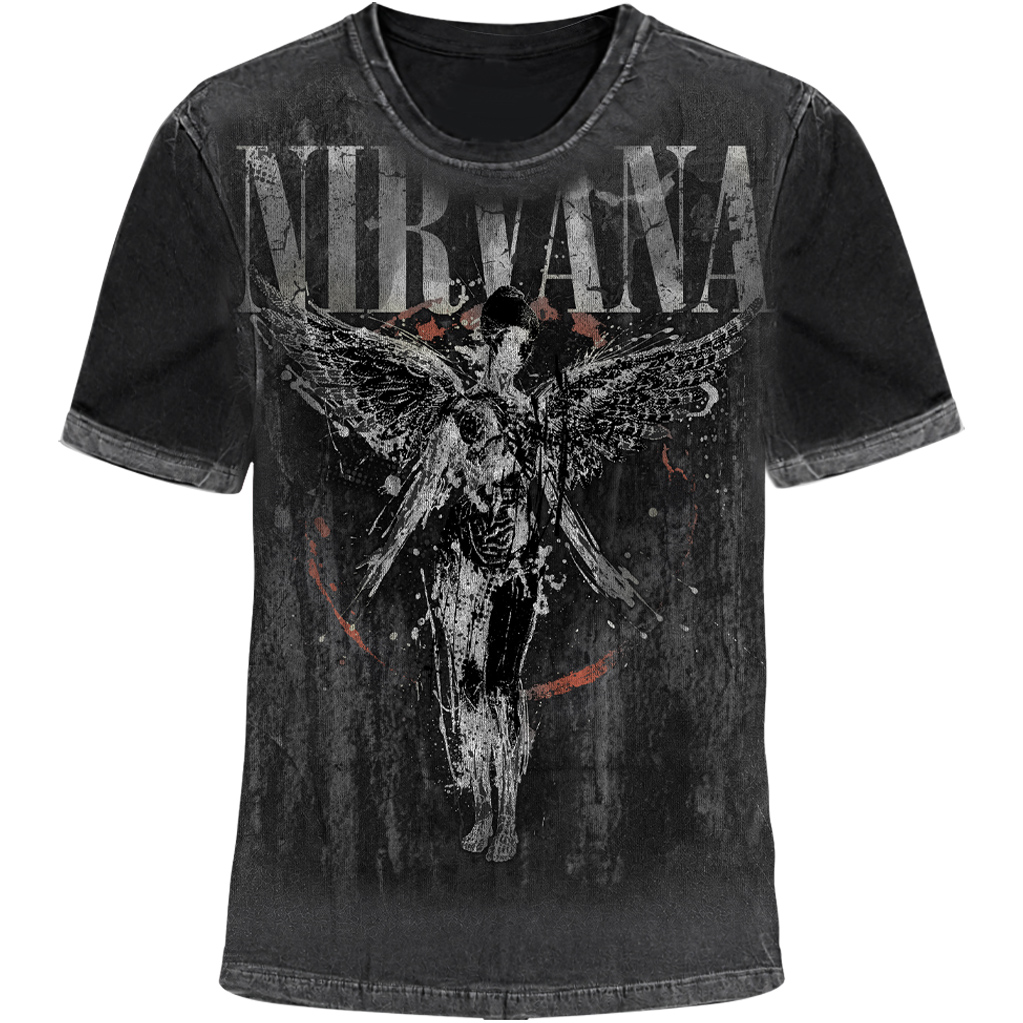 Camiseta Full Print Nirvana In Utero